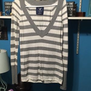 V-neck sweater